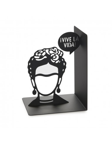BALVI Fermalibri metallo verniciato nero h 17 cm FRIDA