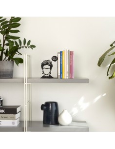 BALVI Fermalibri metallo verniciato nero h 17 cm FRIDA 2