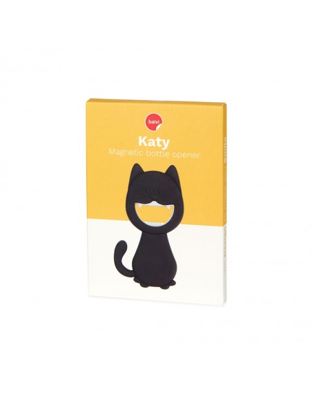 BALVI Apribottiglie magnetico gatto nero KATY