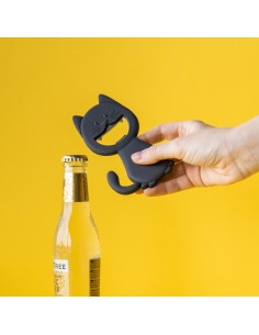 BALVI Apribottiglie magnetico gatto nero KATY 2