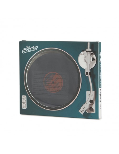 BALVI set 4 sottobicchieri in silicone a forma di disco THE COASTER