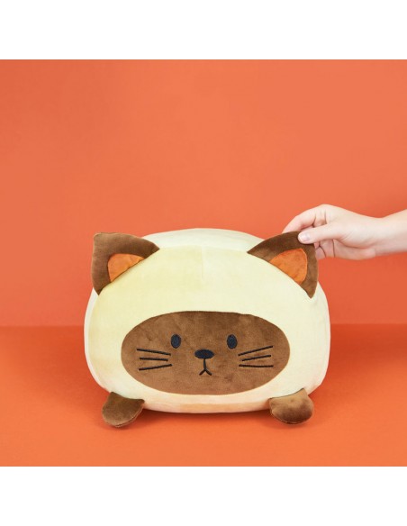 BALVI cuscino a forma di gatto siamese colore marrone cm 30 KITTY