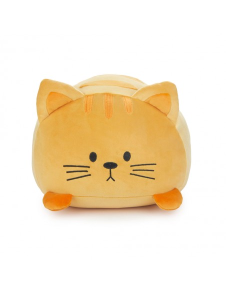 BALVI Cuscino a forma di gatto arancione poliestere cm 30 Kitty Tabby