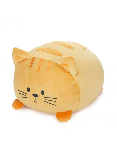 BALVI Cuscino a forma di gatto arancione poliestere cm 30 Kitty Tabby