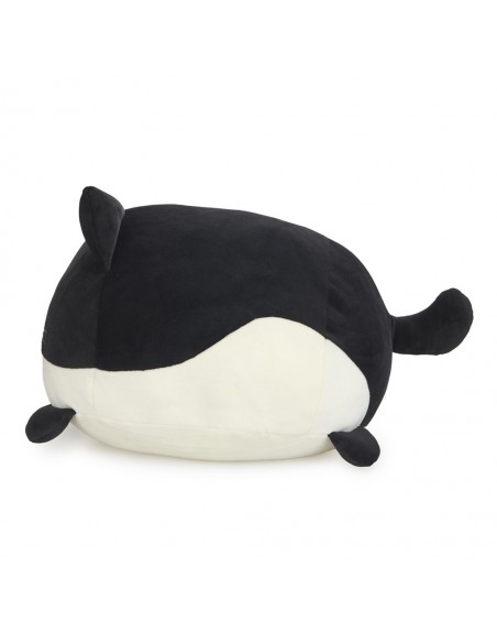 BALVI Cuscino a forma di gatto bianco/nero poliestere cm 30 Kitty Frac