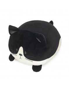 BALVI Cuscino a forma di gatto bianco/nero poliestere cm 30 Kitty Frac