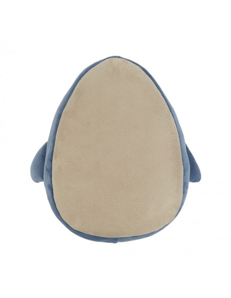 BALVI Scaldapiedi a forma di squalo azzurro/bianco poliestere cm 37 Sharky