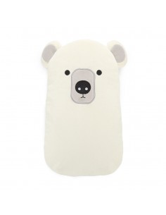 BALVI Borsa acqua calda orso bianco gomma/poliestere cm 35 Polar 2
