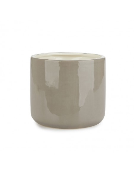 BALVI Vaso da fiori gufo grigio ceramica h 11,7 cm Owl