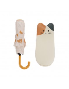 BALVI Ombrello pieghevole con custodia in neoprene a forma di gatto  Meowmbrella