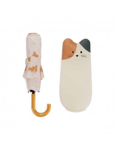 BALVI Ombrello pieghevole con custodia in neoprene a forma di gatto  Meowmbrella
