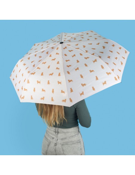 BALVI Ombrello pieghevole con custodia in neoprene a forma di gatto  Meowmbrella