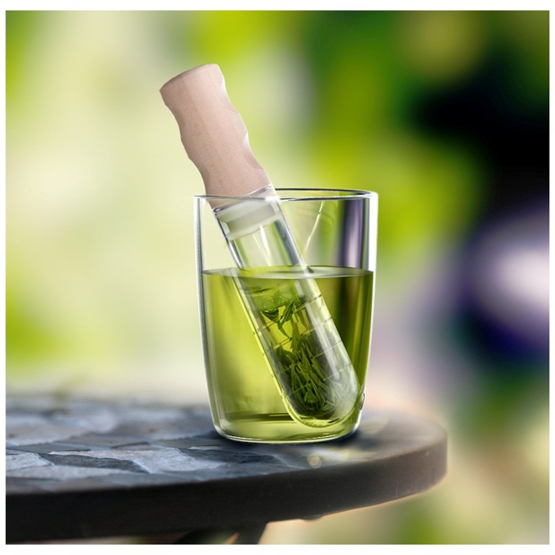 Infusore per il tè in vetro e legno - ELIXIR by SIMPLE LAB