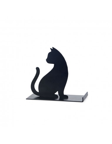 BALVI Supporto smartphone gatto nero metallo h 10 cm Feline