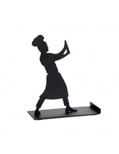 Balvi Supporto smartphone in metallo nero h 11 cm Wellington