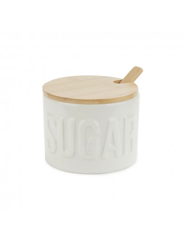 Balvi Zuccheriera colore bianco ceramica/bamboo Sugar