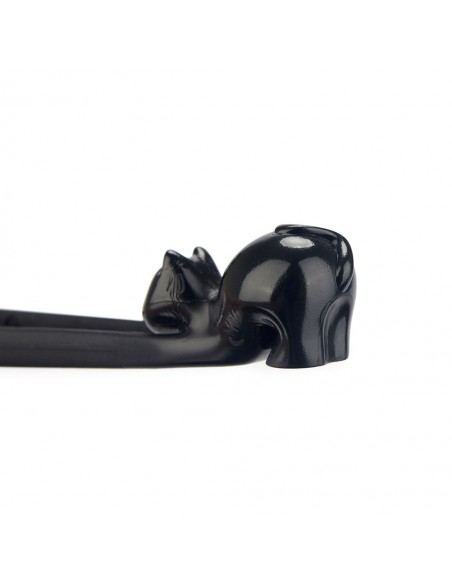 Balvi Pinza per tostapane gatto magnetica colore nero 20 cm Meow