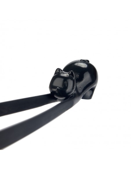 Balvi Pinza per tostapane gatto magnetica colore nero 20 cm Meow