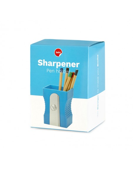 Balvi Porta matite azzurro plastica h 11,5 cm Sharpener