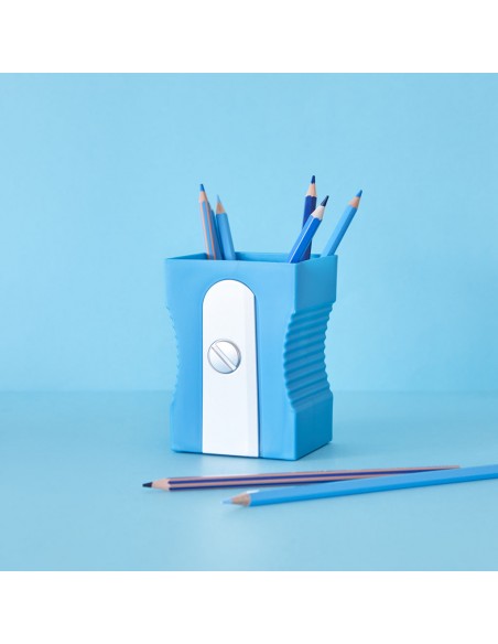 Balvi Porta matite azzurro plastica h 11,5 cm Sharpener