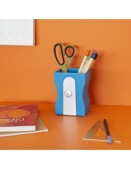 Balvi Porta matite azzurro plastica h 11,5 cm Sharpener