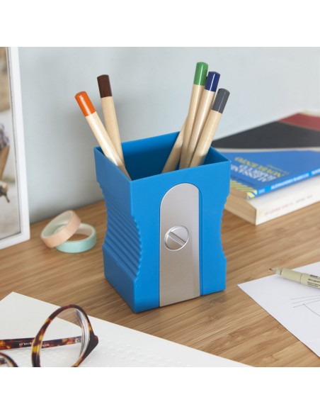Balvi Porta matite azzurro plastica h 11,5 cm Sharpener