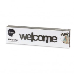 Appendino da parete in metallo colore grigio - WELCOME by BALVI 2