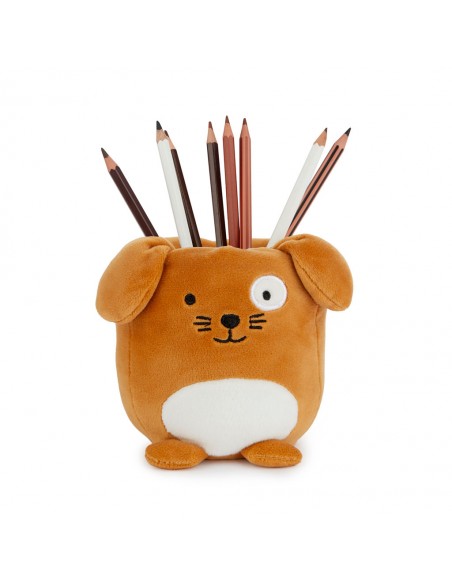 Balvi Porta matite marrone plastica/poliestere h 11,5 cm Fluffy Woof