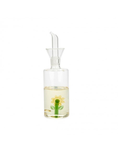 Balvi Oliera antigoccia vetro con girasole 350 ml Sunflower