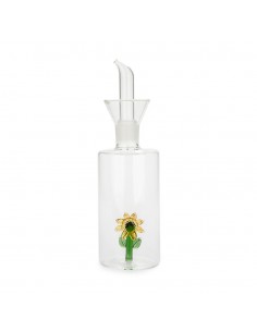 Balvi Oliera antigoccia vetro con girasole 350 ml Sunflower