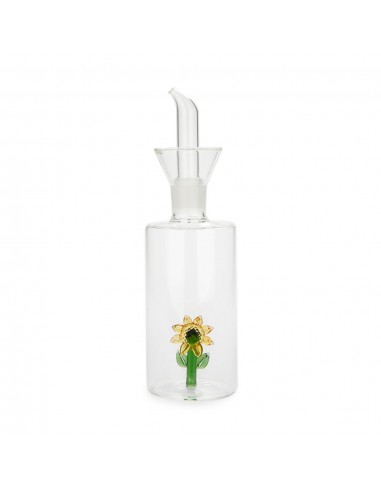 Balvi Oliera antigoccia vetro con girasole 350 ml Sunflower