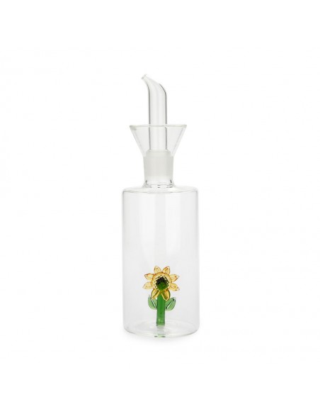 Balvi Oliera antigoccia vetro con girasole 350 ml Sunflower