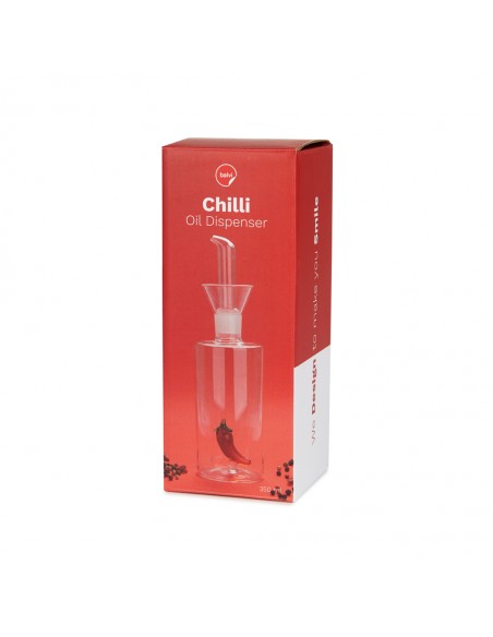 Balvi Oliera antigoccia in vetro con peperoncino 350 ml Chilli