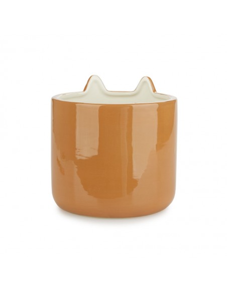 Balvi Vaso da fiori cane marrone ceramica h 13.5 cm Woof