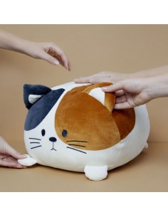 Balvi Cuscino a forma di gatto multicolore poliestere L 33 cm Kitty Calico 2
