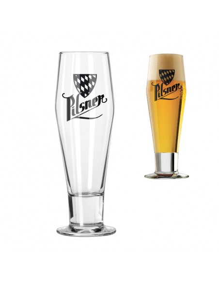 Balvi Set 6 bicchieri diversi per birra in vetro l'Hédoniste