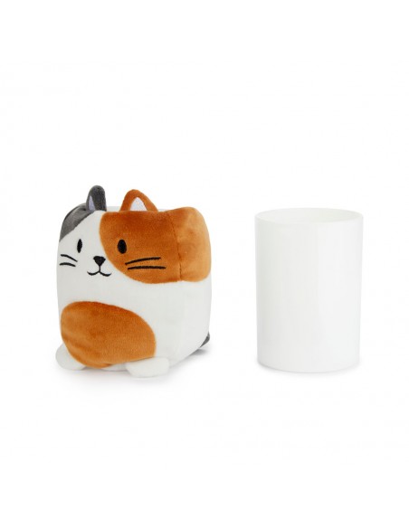 Balvi Porta matite gatto multicolore h 11,5 cm Fluffy Kitty Calico