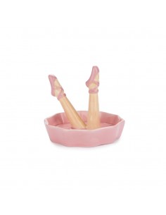 Balvi Porta anelli in ceramica diam 10 cm Happy Legs Dance