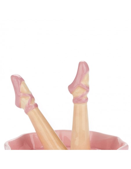 Balvi Porta anelli in ceramica diam 10 cm Happy Legs Dance