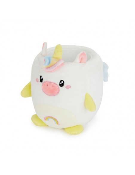 Balvi Porta matite Fluffy unicorn bianco h 11,5 cm plastica/tela