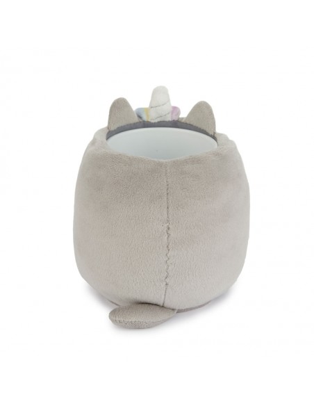 Balvi Porta matite gatto unicorno grigio tela h 11,5 cm Fluffy Kawaii Starry