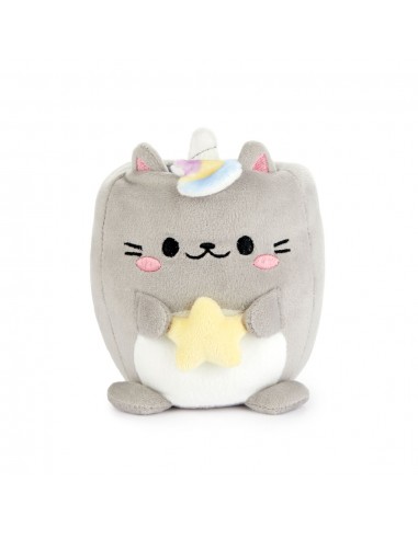 Balvi Porta matite gatto unicorno grigio tela h 11,5 cm Fluffy Kawaii Starry