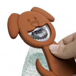Apribottiglie magnetico cane marrone WOOF di Balvi 2