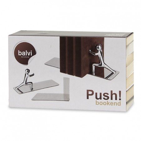 Fermalibri in metallo cromato - PUSH! by BALVI