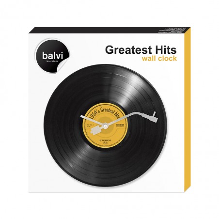 Orologio da parete in vinile - GREATEST HITS by BALVI
