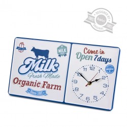 Orologio da parete targa in metallo - MILK by BALVI 2