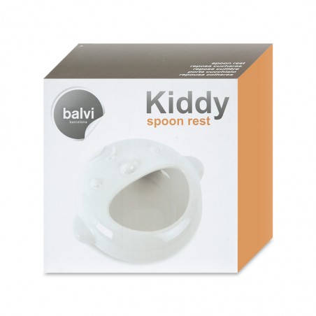 Appoggia cucchiaio in ceramica viso di bimbo - KIDDY by BALVI