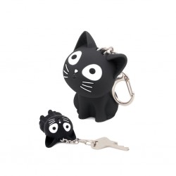 Portachiavi gatto con effetto sonoro e luce led 4 alternative colore - KATY by BALVI 2