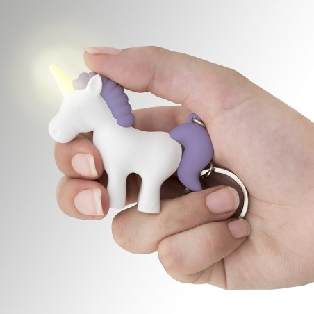 Portachiavi unicorno con effetto sonoro e luce led - UNICORN by BALVI