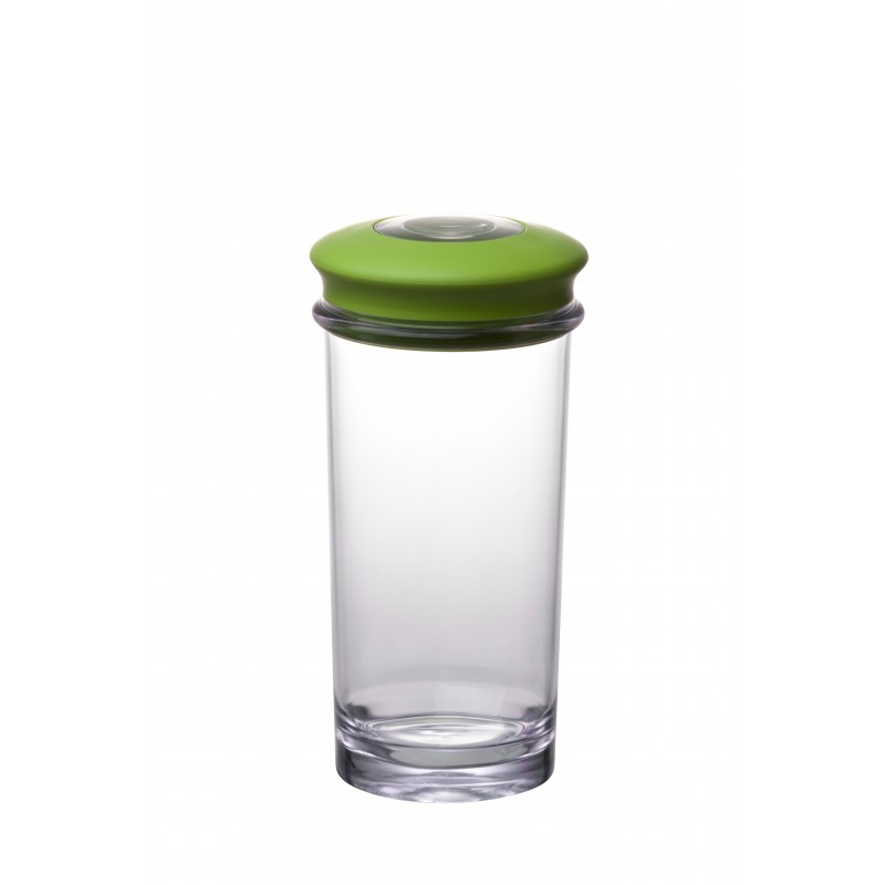 Contenitore ermetico medium coperchio verde o nero - STORAGE JAR by QUALY